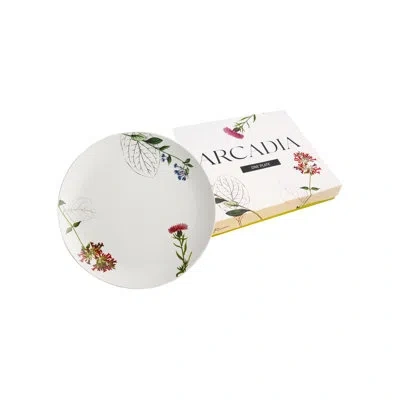 Rosanna Arcadia 10.7" Dinner Plate In White