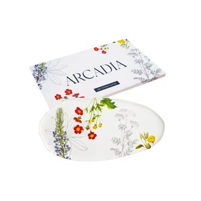 Rosanna Arcadia Platter In White