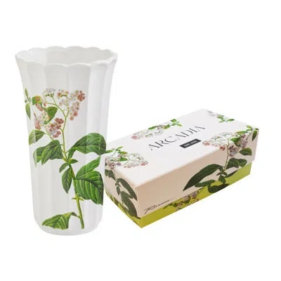 Rosanna Arcadia Table Vase In White;green
