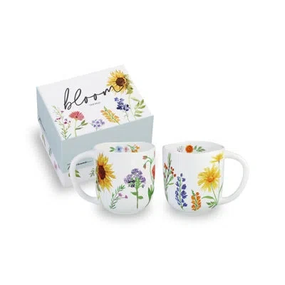 Rosanna Bloom Coffee Mug In Blue;green;yellow