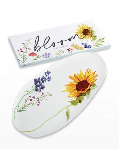 Rosanna Bloom Platter Large In White