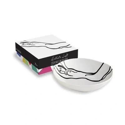 Rosanna Cocktails On The Roof Body Art 42 Fl Oz. Serving Bowl In White
