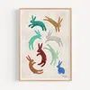 Rosanna Corfe A3 - Rabbits Print In Multi