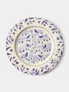 Rosanna Corfe Birds And Bluebells Hand-painted Ceramic Round Platter
