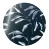 Rosanna Corfe Black / Blue / Grey Black Navy Amongst Round Placemat In Multi