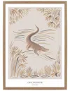 Rosanna Corfe Neutrals / Yellow / Orange A3 - Croc Monsieur' Beige Crocodile Art Print In Yellow/orange