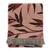 Rosanna Corfe Pink / Purple / Red Growth Blush & Pink Red Recycled Cotton Woven Throw In Pink/purple/red