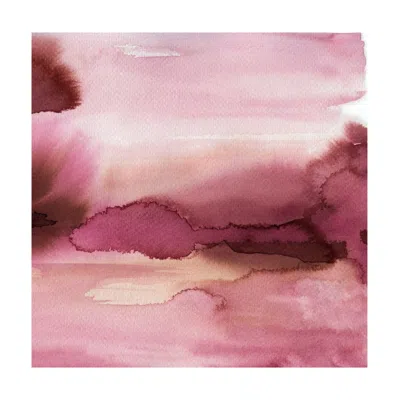 Rosanna Corfe Red / Pink / Purple Warm Skies In Red/pink/purple