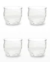 Rosanna Farm To Table Dof Glasses, Set Of 4 In Transparent