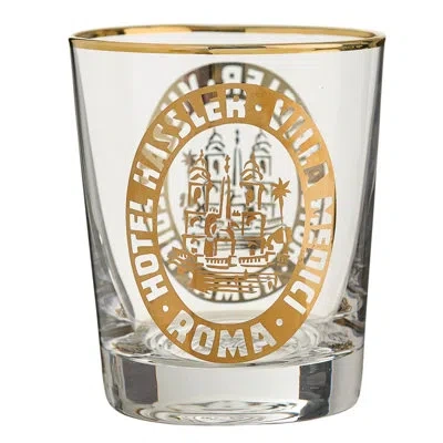 Rosanna Grand Tour Italy Double Old Fashion Glass In Clear