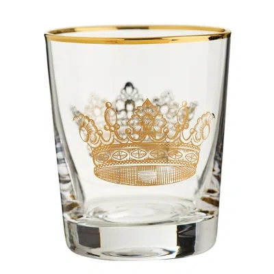 Rosanna Grand Tour London Double Old Fashion Glass In Clear