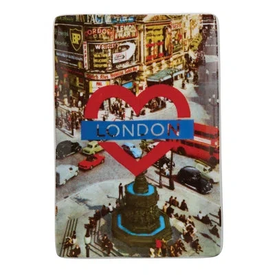 Rosanna Grand Tour London Tray Piccadilly Circus In White