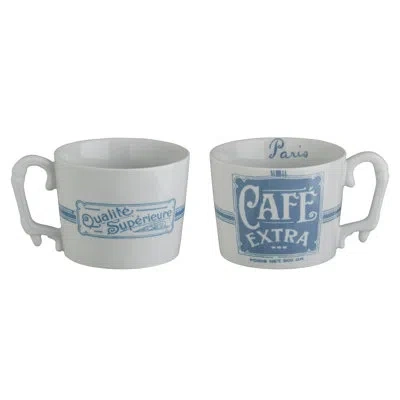 Rosanna Grand Tour Paris 12 oz Mug In White