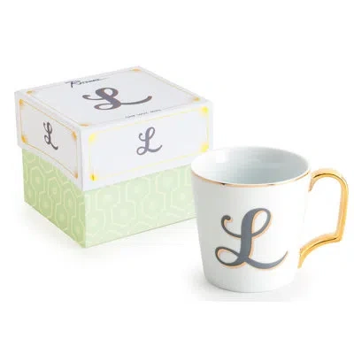 Rosanna Love Letters L Coffee Mug In White