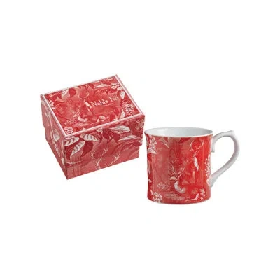 Rosanna Noble Fur Mug 12 oz In Red
