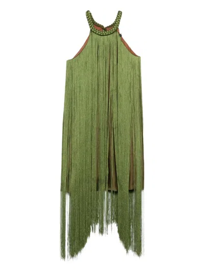 Rosanna Ocampo Clopatra Dress In Green