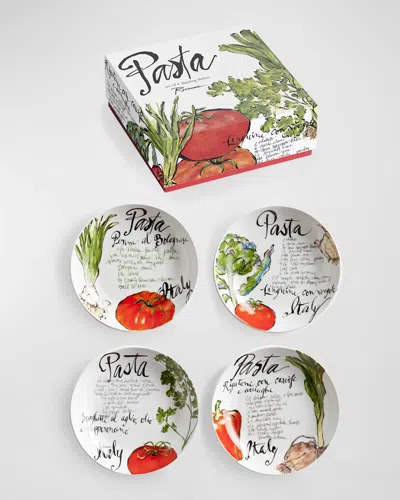 Rosanna Pasta Italiana Dipping Dishes, Set Of 4 In Multi