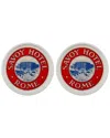 Rosanna Set Of 2 The Grand Tour Italy Coasters: Savoy Hotel