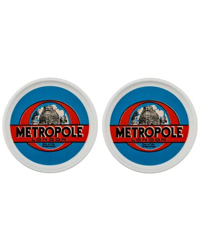 Rosanna Set Of 2 The Grand Tour London Coasters: Metropole