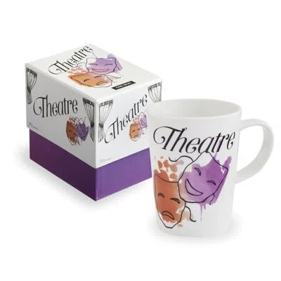 Rosanna Theatre Coffee Mug In Brown;purple