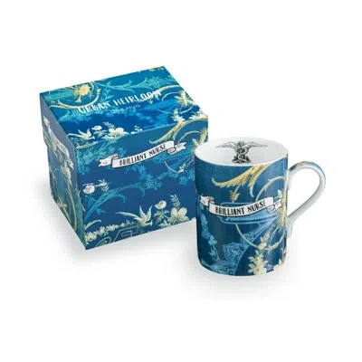 Rosanna Urban Heirloom Mug Brilliant Nurse In Blue;yellow