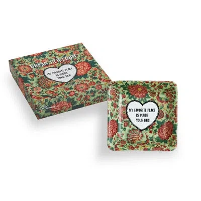 Rosanna Urban Heirloom Tray My Favorite Place Is Inside Your Hug In Green;red