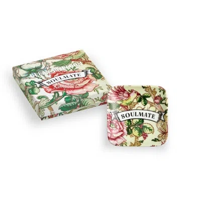 Rosanna Urban Heirloom Tray Soulmate In Brown;green;pink