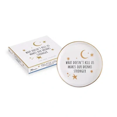 Rosanna What Doesn''t Kill Us Coaster In White