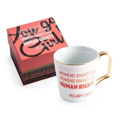 Rosanna You Go Girl Hillary Quote Coffee Mug In White