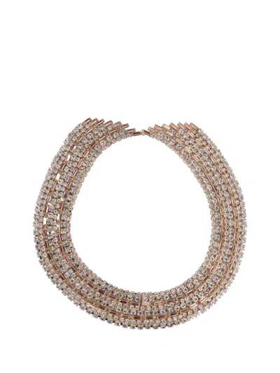 Rosantica Amarena Embellished Necklace In Purple