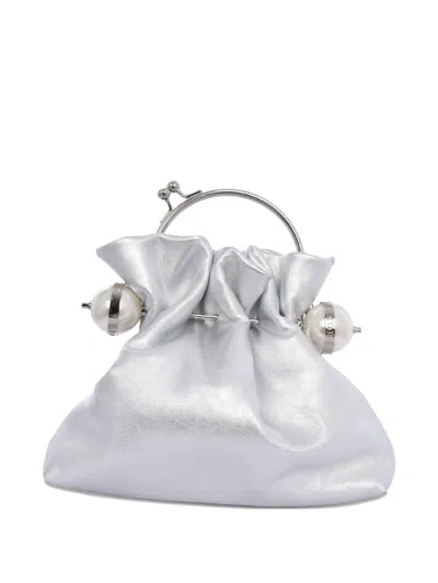 Rosantica Arco S Sfarzo Pear Tote Bag In Gray