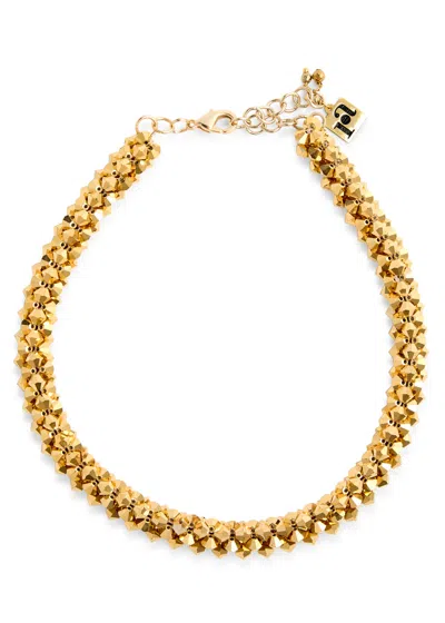 Rosantica Beaded Choker In Gold