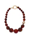 Rosantica Beaded Necklace In Red