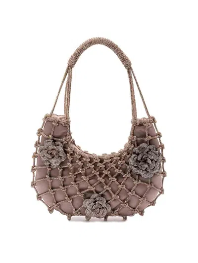 Rosantica Nodi Ninfa Handbag In Nude & Neutrals