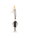 Rosantica Charm Boy Keyring In Black