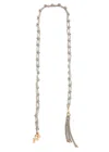 Rosantica Capri Crystal-embellished Strap In Transparent