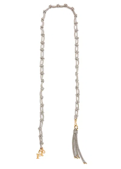 Rosantica Capri Crystal-embellished Strap In Transparent