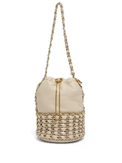 Rosantica Chain-detailing Bucket Bag In Neutrals