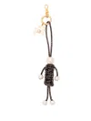 Rosantica Charm Boy Keyring In Black