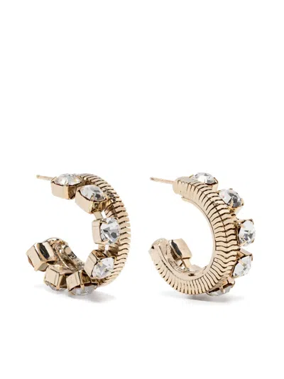Rosantica Circe Hoop Earrings In Gold