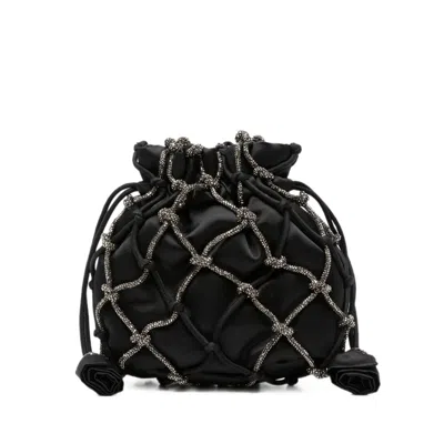 Rosantica Crystal-embellished Mini Bag In Red