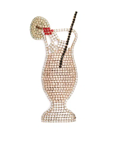 Rosantica Daiquiri Brooch In Gold