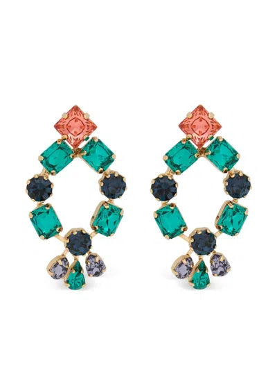 Rosantica Embellished Drop Earrings In Multi