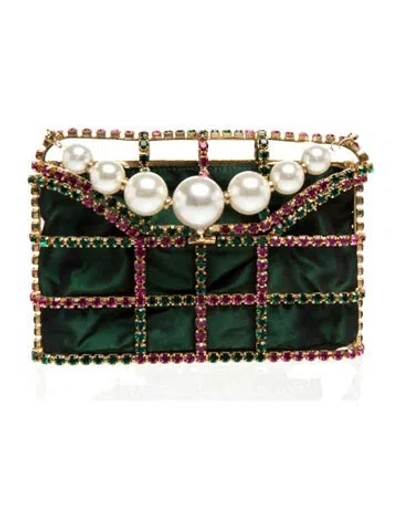 Pre-owned Rosantica Evening Bag In Green
