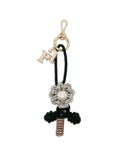 Rosantica Fiore Keyring In White