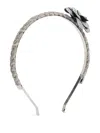 Rosantica Floral-appliqué Headband In Silver