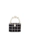 ROSANTICA HOLLI BAG IN CRYSTALS AND PEARLS