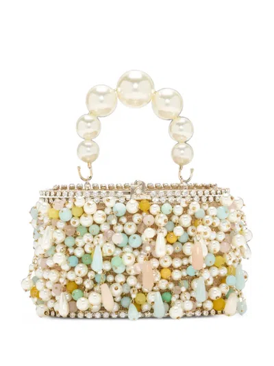 Rosantica Holli Brina Mini-tasche Mit Kunstperlen In Multi