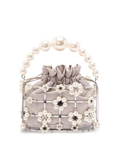 Rosantica `holli Cindy` Handbag In Silver