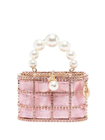 Rosantica Holli Cioccolato Bucket Bag In Rosa